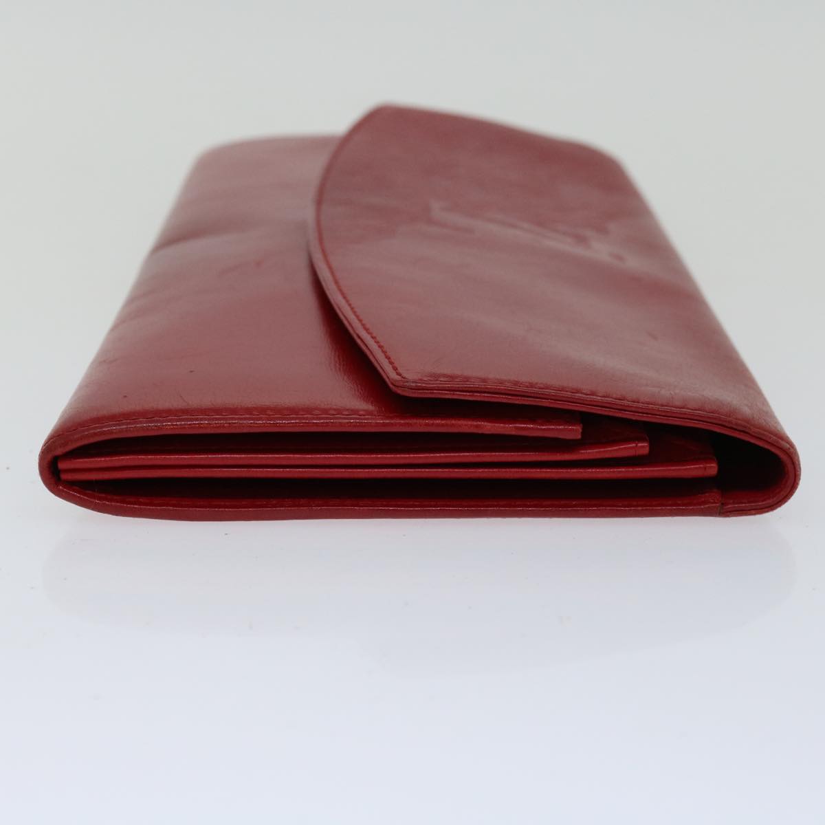 LOUIS VUITTON Mycenae Clutch Bag Leather Red M63957 LV bs13222