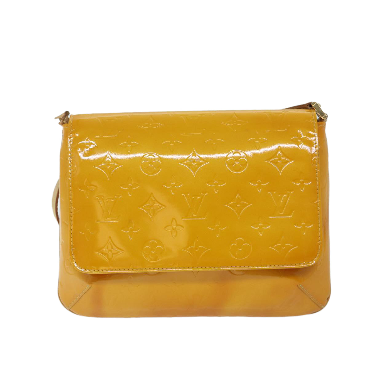 LOUIS VUITTON Monogram Vernis Thompson Street Bag Beige M91301 LV bs13227