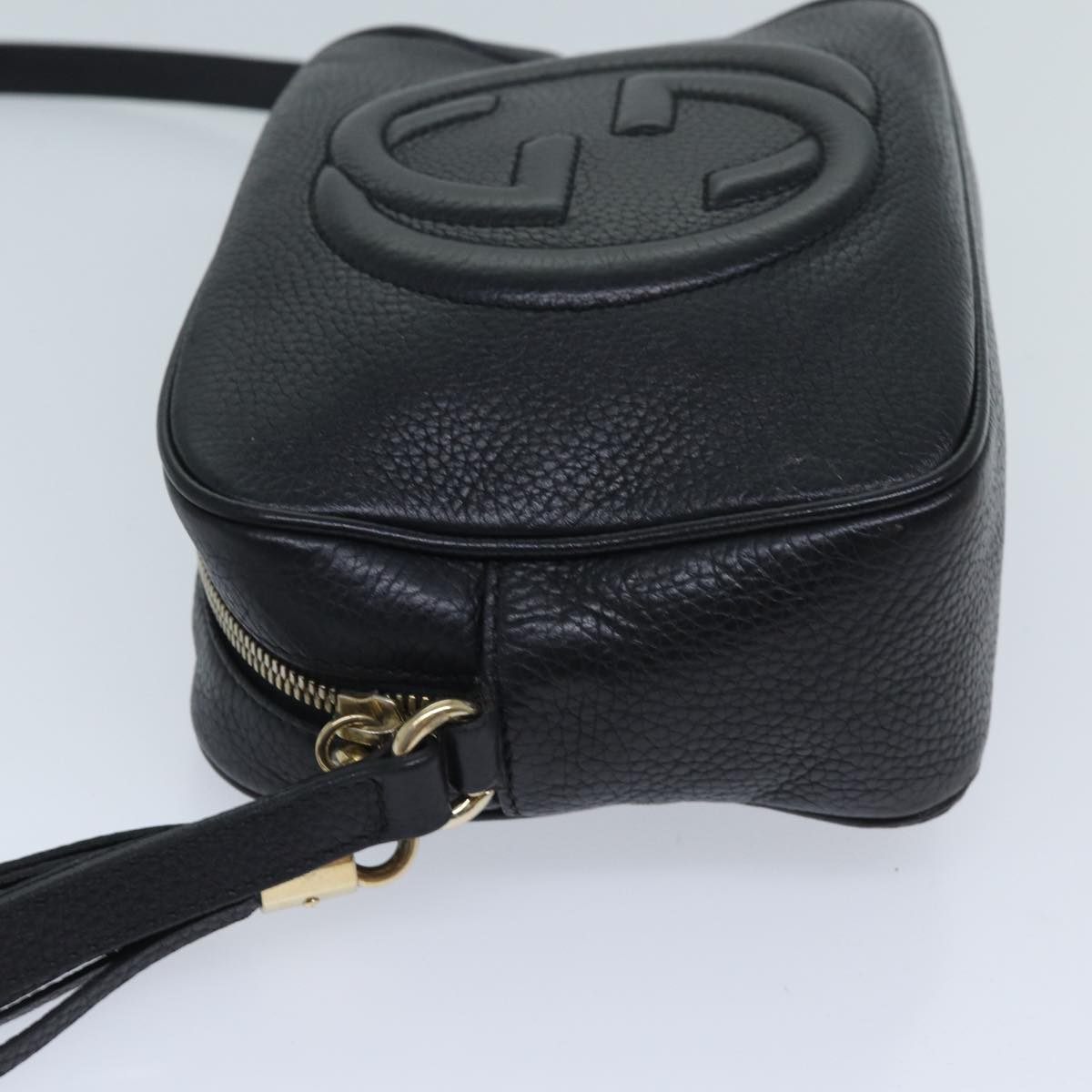 Luxury Gucci Trending 2025 Soho Small Disco Shoulder Bag Leather Black 308364  bs13245