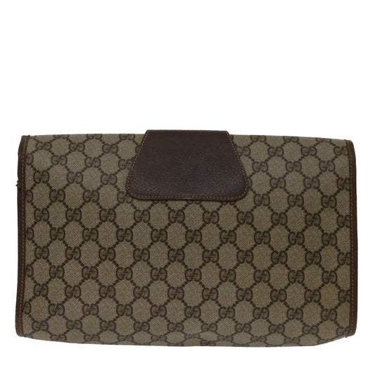 Luxury Gucci Trending 2025 GG Supreme Web Sherry Line Clutch Bag Beige Green 89 01 031  bs13255