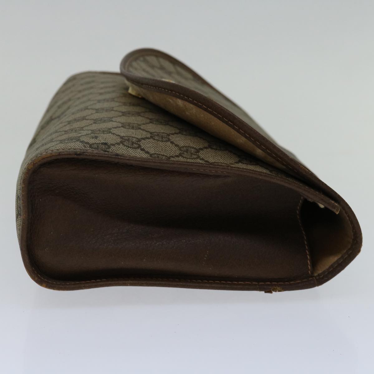 Luxury Gucci Trending 2025 GG Supreme Web Sherry Line Clutch Bag Beige Green 89 01 031  bs13255