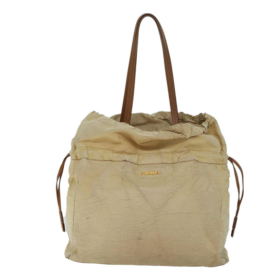 Luxury PradaShoulder Bag Leather Beige bs13274