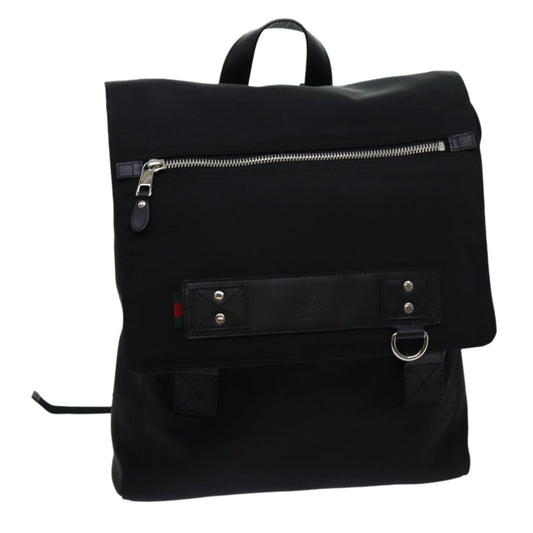 Luxury Gucci Trending 2025 Web Sherry Line Backpack Nylon Black Green Red 246407  bs13331