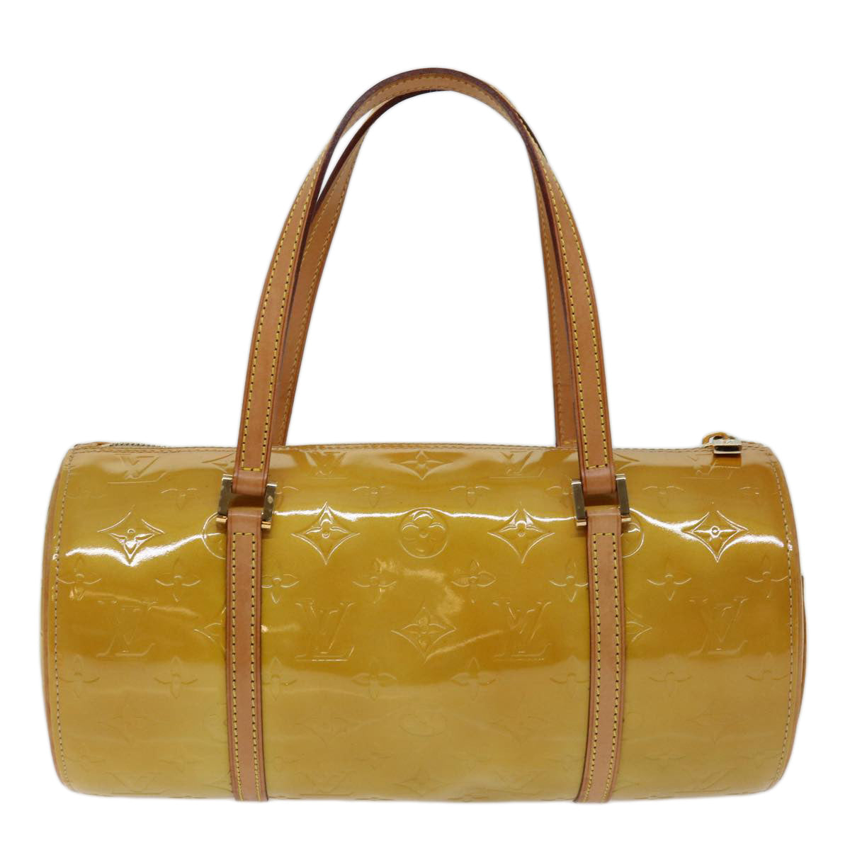 LOUIS VUITTON Monogram Vernis Bedford Hand Bag Beige M91006 LV bs13340