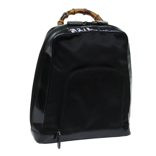 Luxury Gucci Trending 2025 Bamboo Backpack Nylon Black 003 2058 0059 5  bs13375