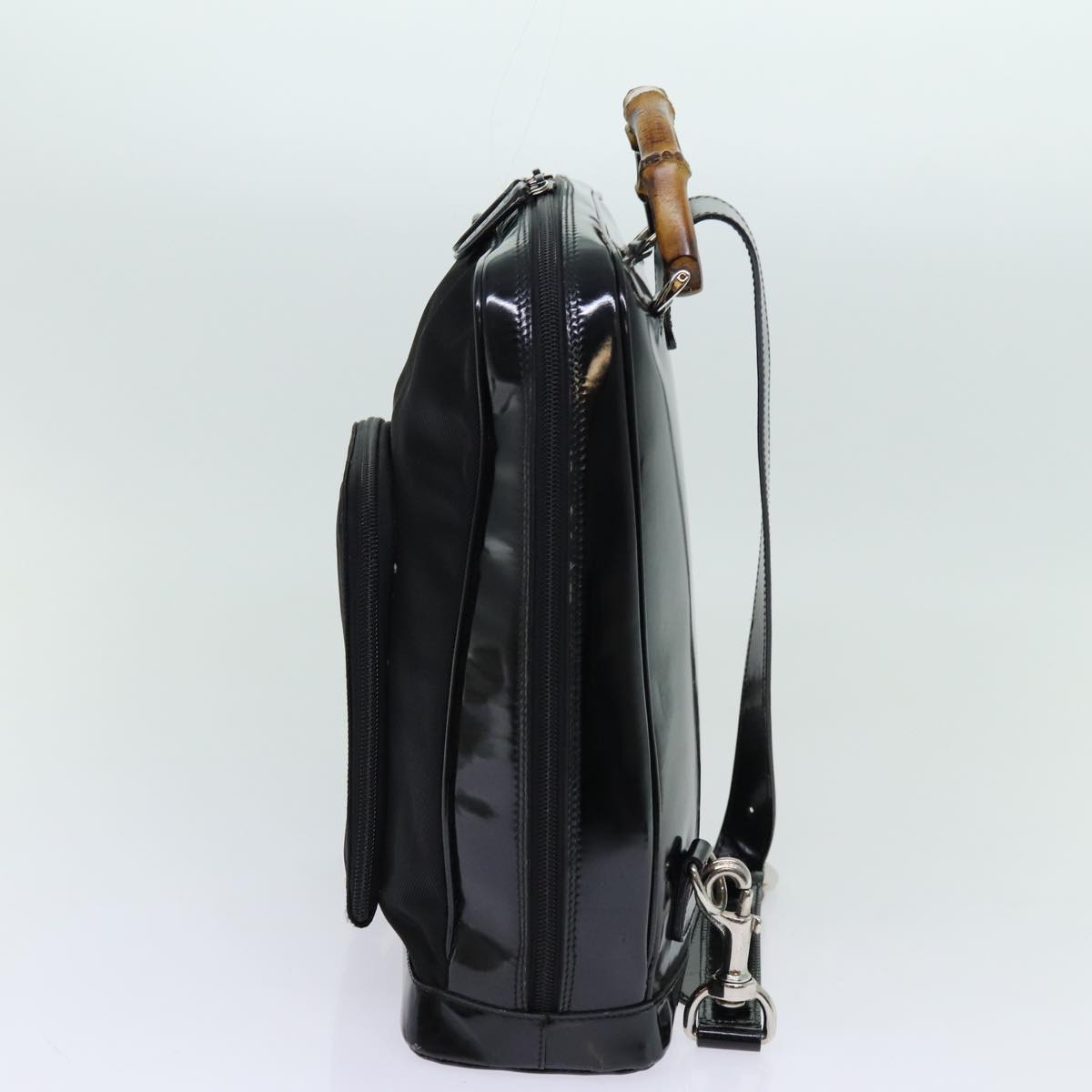 Luxury Gucci Trending 2025 Bamboo Backpack Nylon Black 003 2058 0059 5  bs13375
