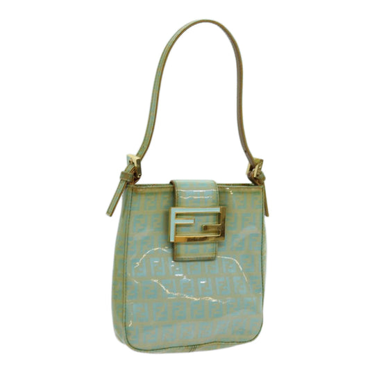 Luxury FendiZucchino Canvas Hand Bag Greenbs13377