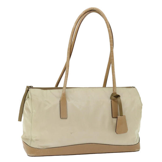 Luxury PradaShoulder Bag Nylon Beige bs13402