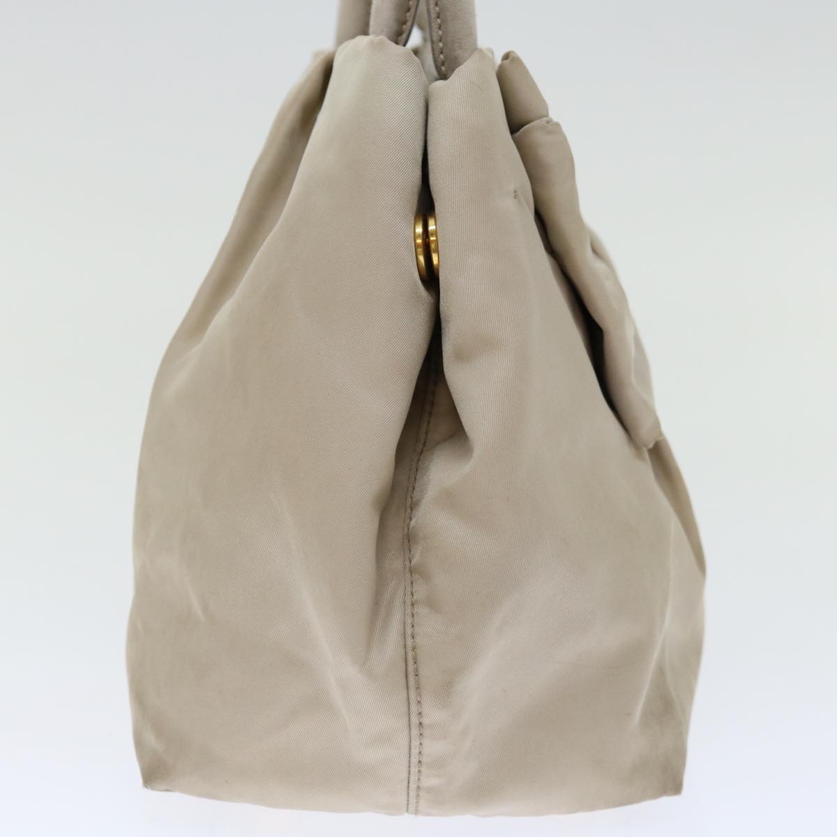 Luxury PradaHand Bag Nylon Beige bs13455