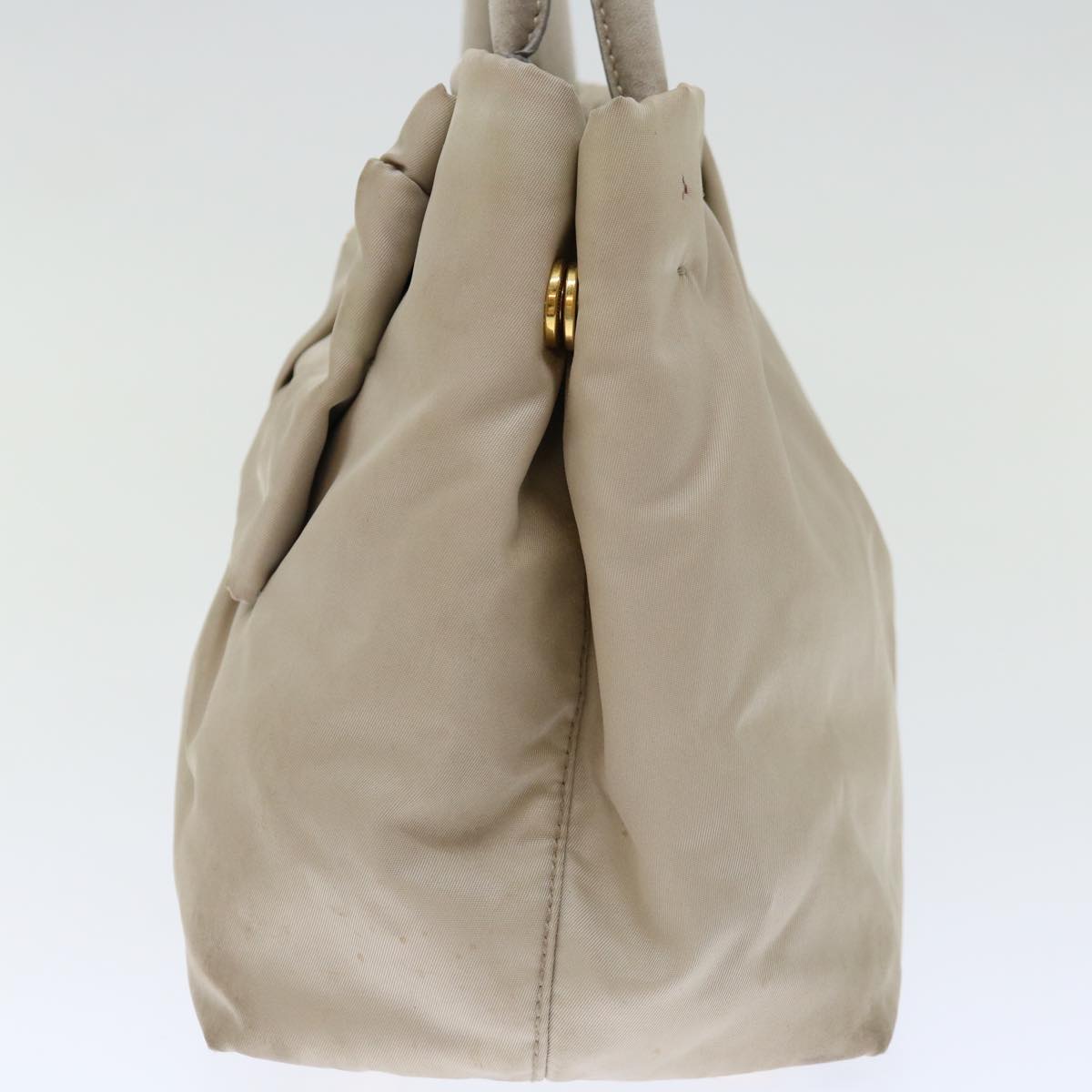 Luxury PradaHand Bag Nylon Beige bs13455