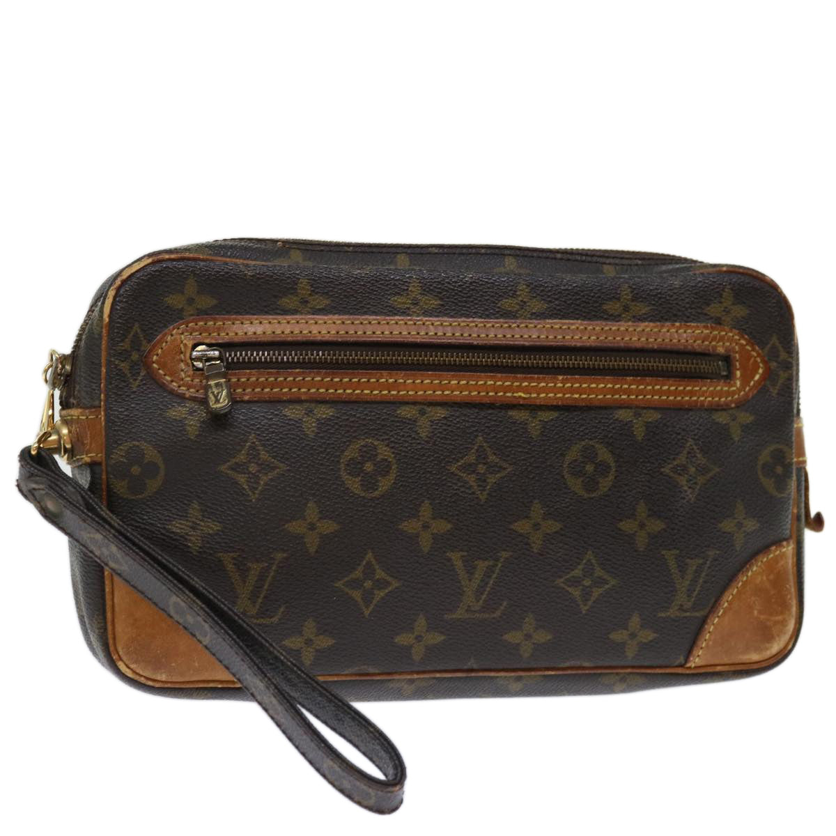 LOUIS VUITTON Monogram Marly Dragonne GM Clutch Bag M51825 LV bs13475