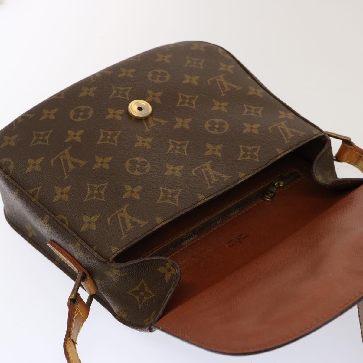 LOUIS VUITTON Monogram Saint Cloud GM Shoulder Bag Vintage M51242 bs13477