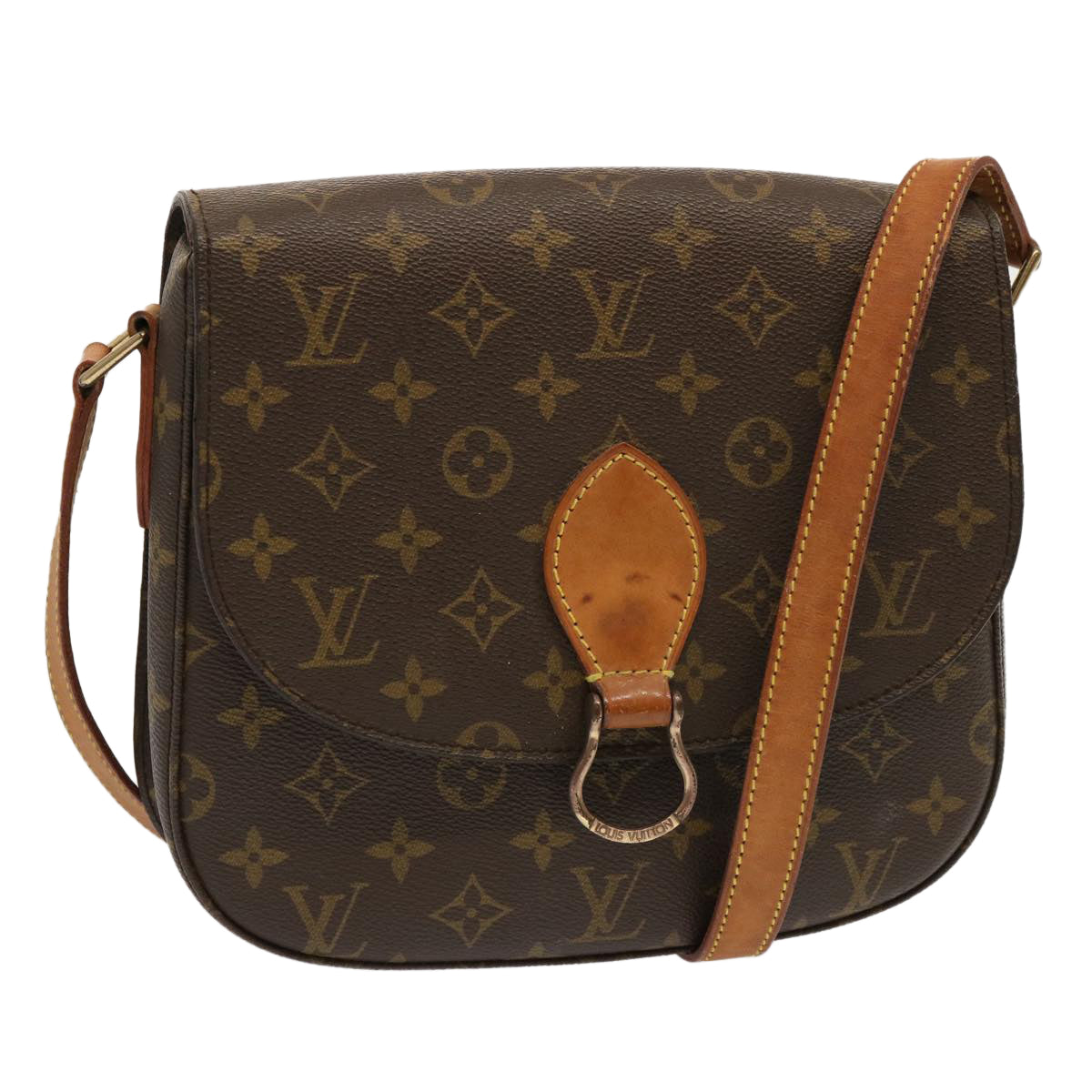 LOUIS VUITTON Monogram Saint Cloud GM Shoulder Bag M51242 LV bs13478