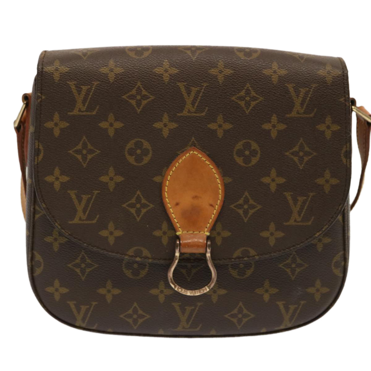 LOUIS VUITTON Monogram Saint Cloud GM Shoulder Bag M51242 LV bs13478
