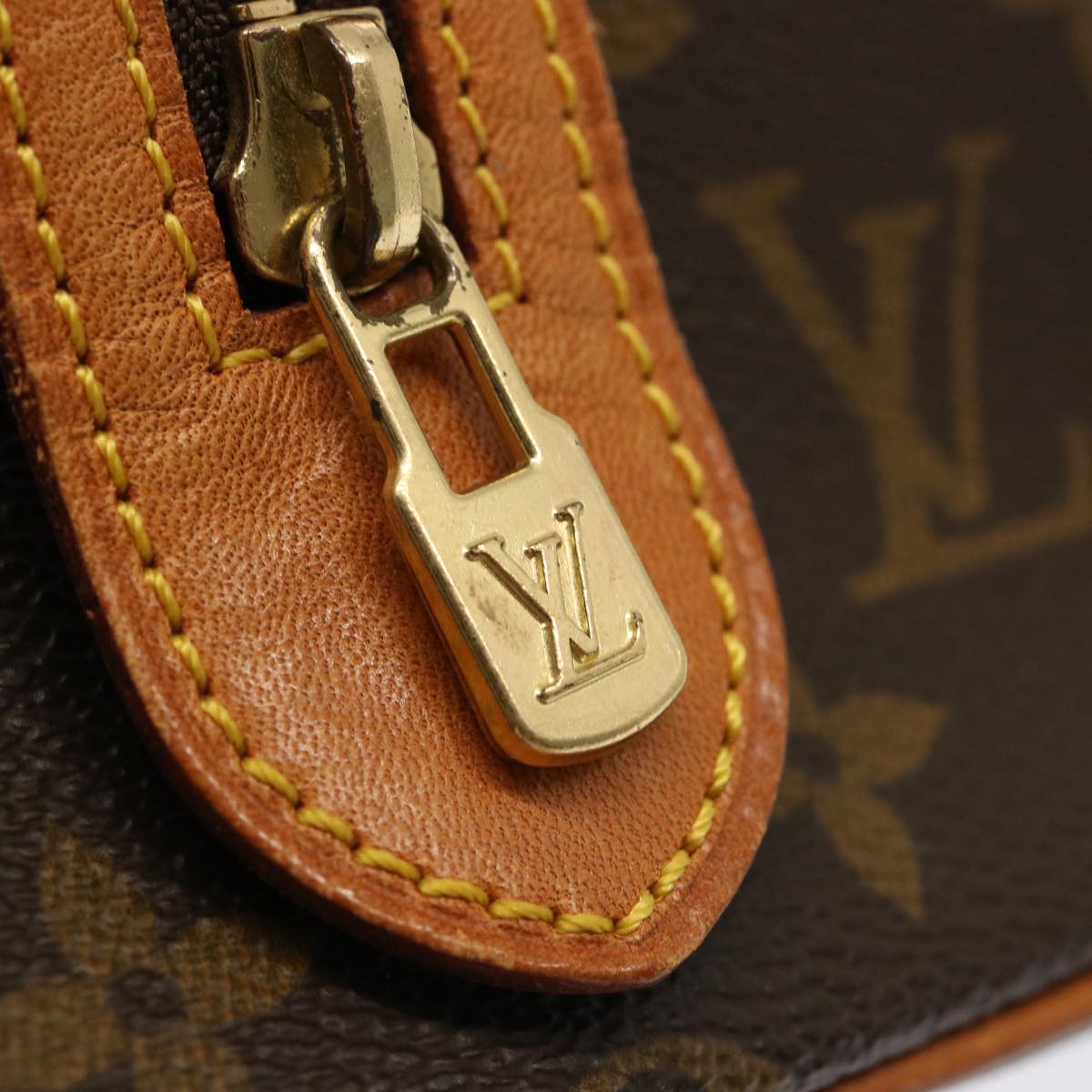 LOUIS VUITTON Monogram Trousse Patte Pression Cosmetic Pouch M47636 bs13479