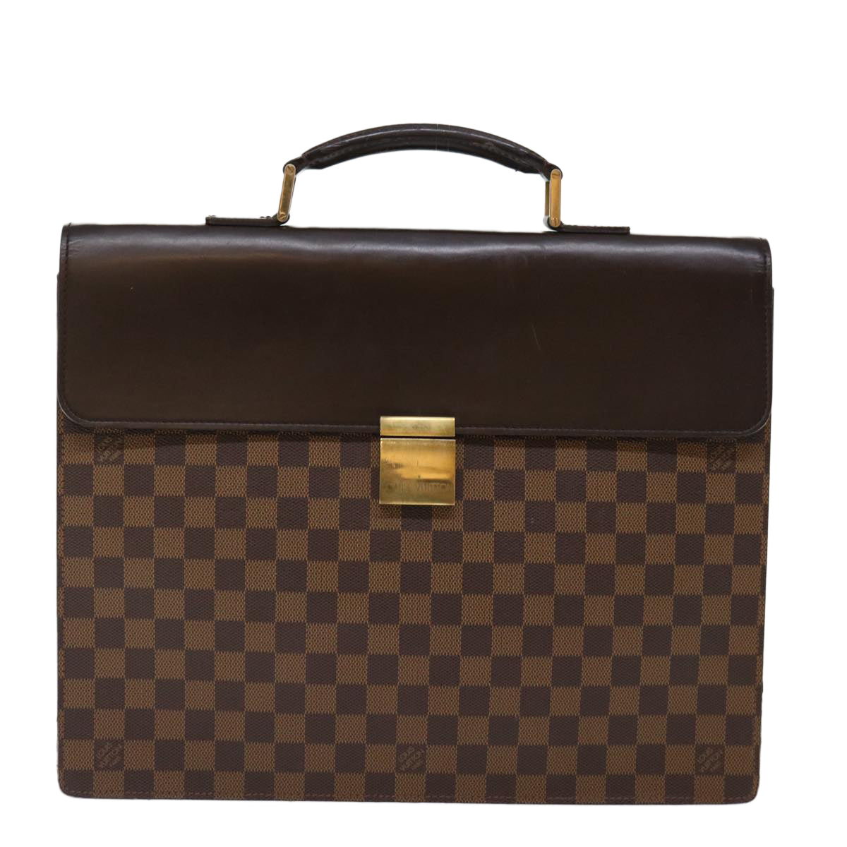 LOUIS VUITTON Damier Ebene Altona PM Briefcase N53315 LV bs13489