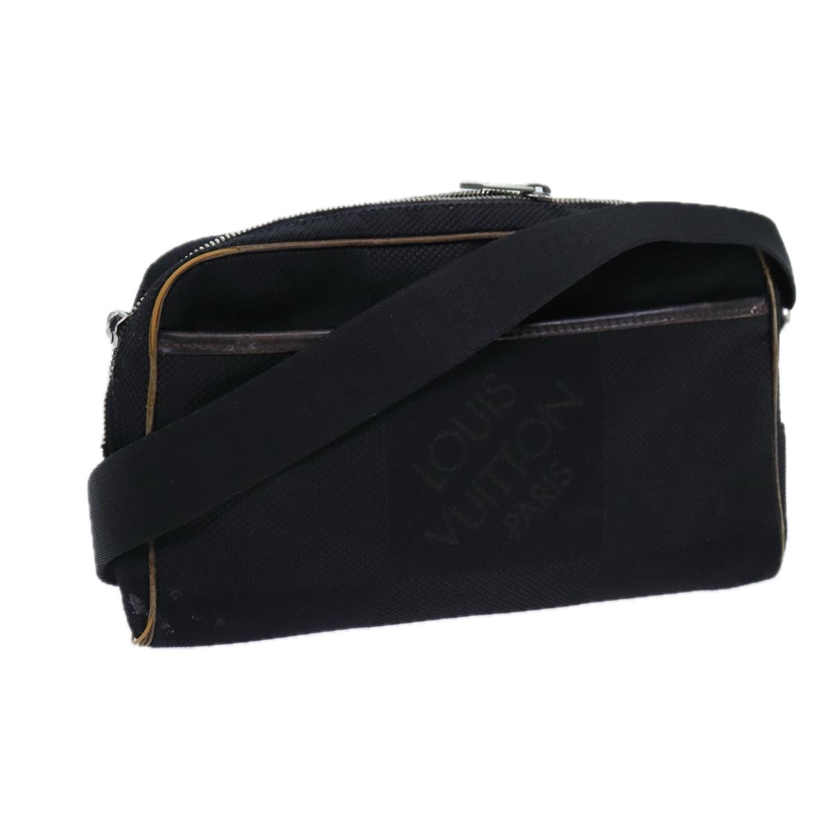 LOUIS VUITTON Damier Geant Acrobat Body Bag Black N41128 LV bs13522