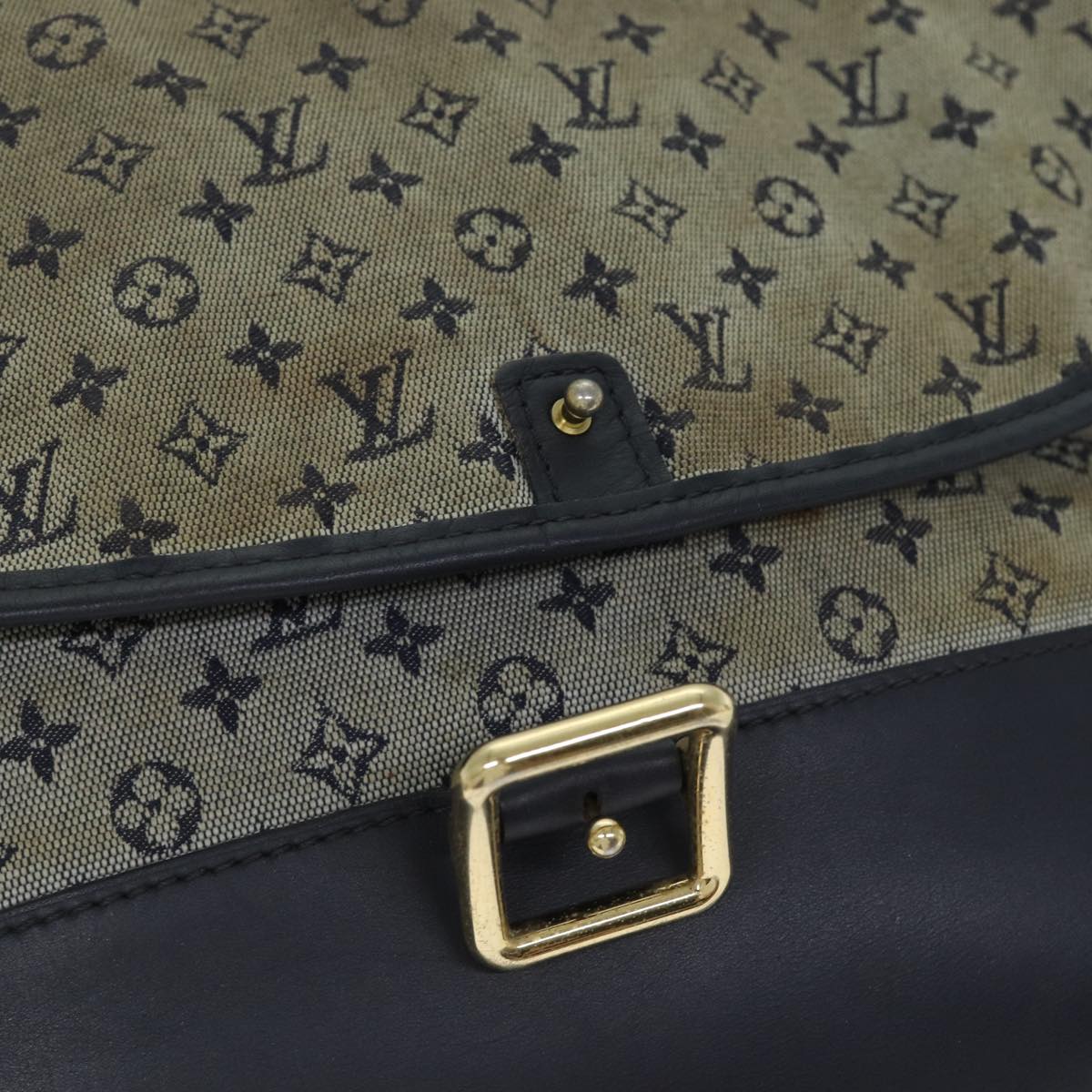 LOUIS VUITTON Monogram Mini Belanger Shoulder Bag Blue M92670 LV bs13523