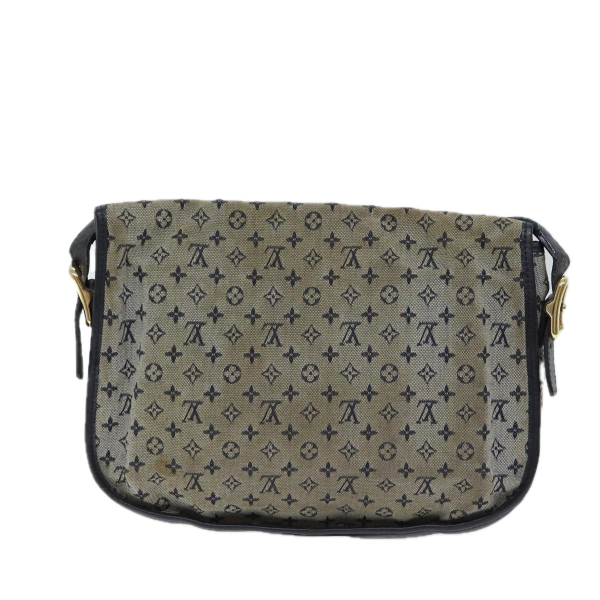 LOUIS VUITTON Monogram Mini Belanger Shoulder Bag Blue M92670 LV bs13523