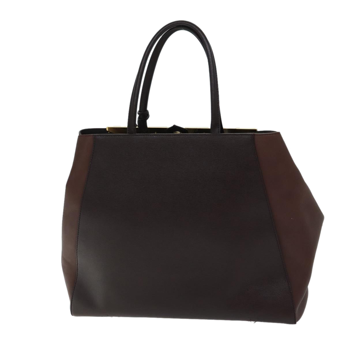 Luxury FendiTo joule Hand Bag Leather Brownbs13527