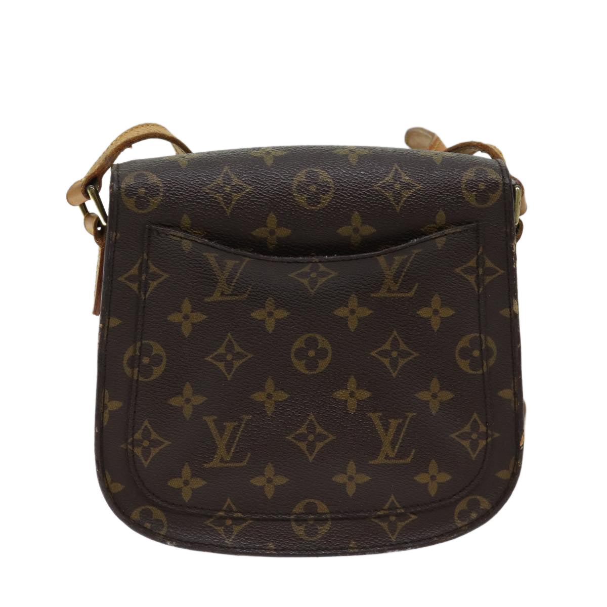 LOUIS VUITTON Monogram Saint Cloud MM Shoulder Bag M51243 LV bs13542