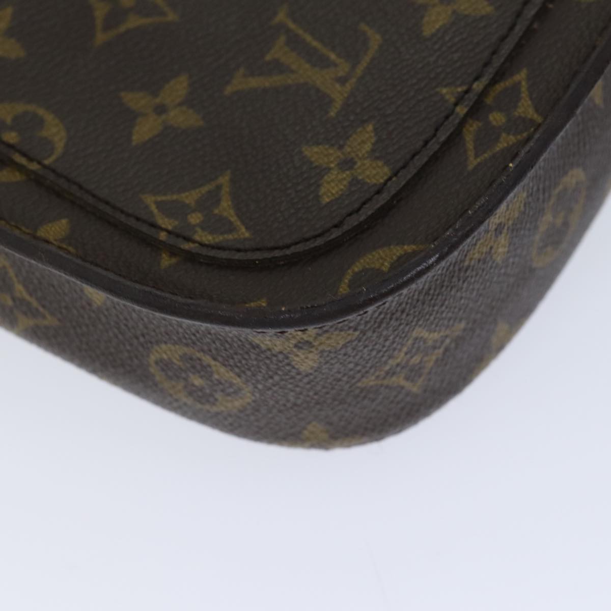 LOUIS VUITTON Monogram Saint Cloud MM Shoulder Bag M51243 LV bs13549