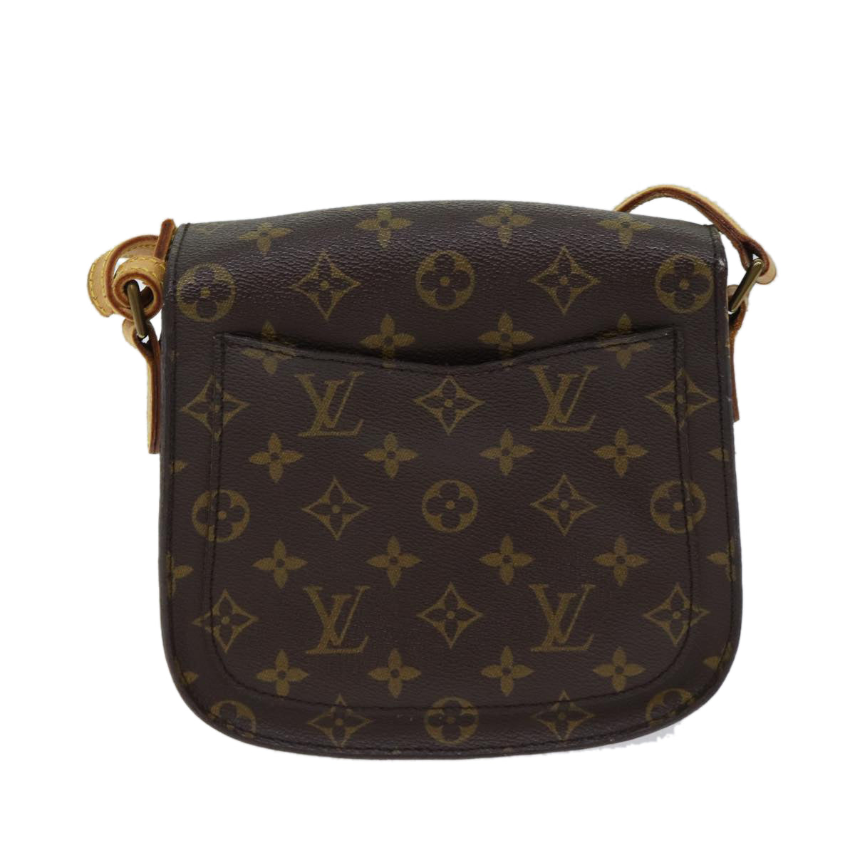 LOUIS VUITTON Monogram Saint Cloud MM Shoulder Bag M51243 LV bs13549