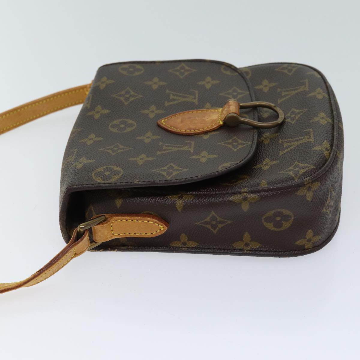 LOUIS VUITTON Monogram Saint Cloud MM Shoulder Bag M51243 LV bs13549