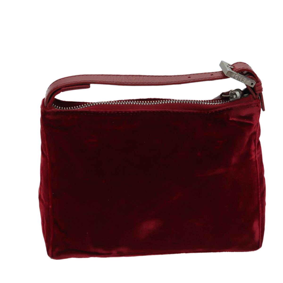 Luxury FendiHand Bag Velor Redbs13552