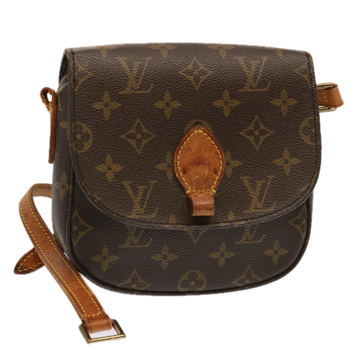 LOUIS VUITTON Monogram Saint Cloud PM Shoulder Bag M51244 LV bs13562