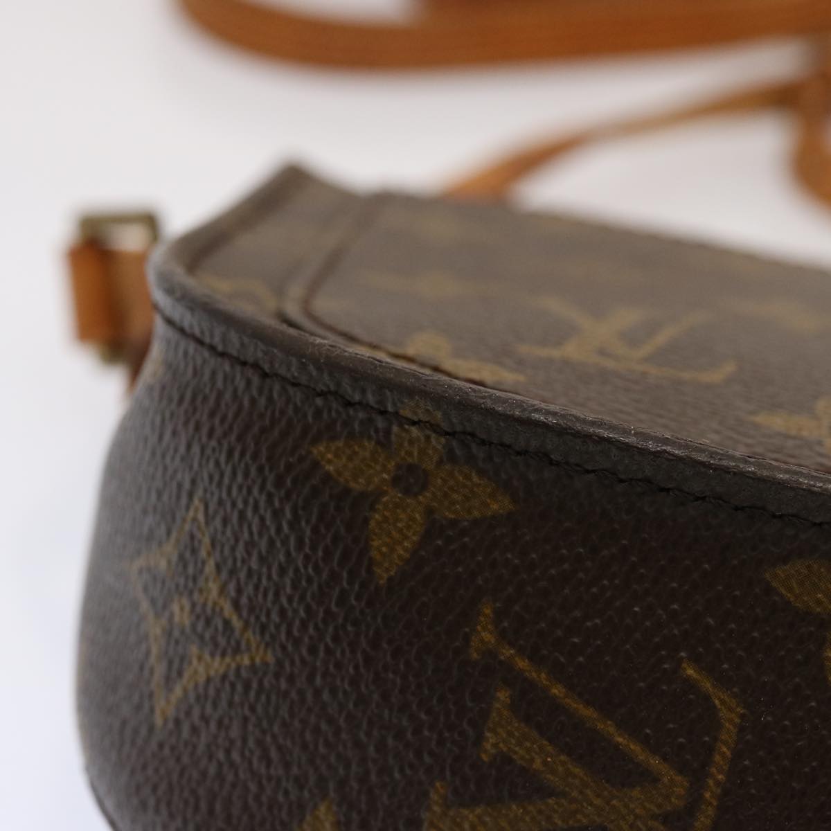 LOUIS VUITTON Monogram Saint Cloud PM Shoulder Bag M51244 LV bs13562