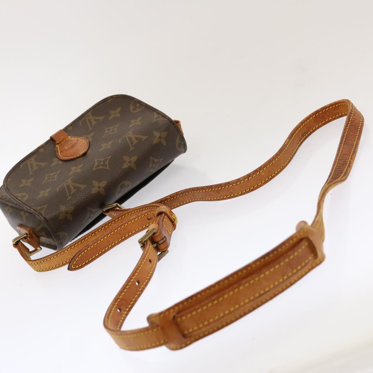 LOUIS VUITTON Monogram Saint Cloud PM Shoulder Bag M51244 LV bs13562