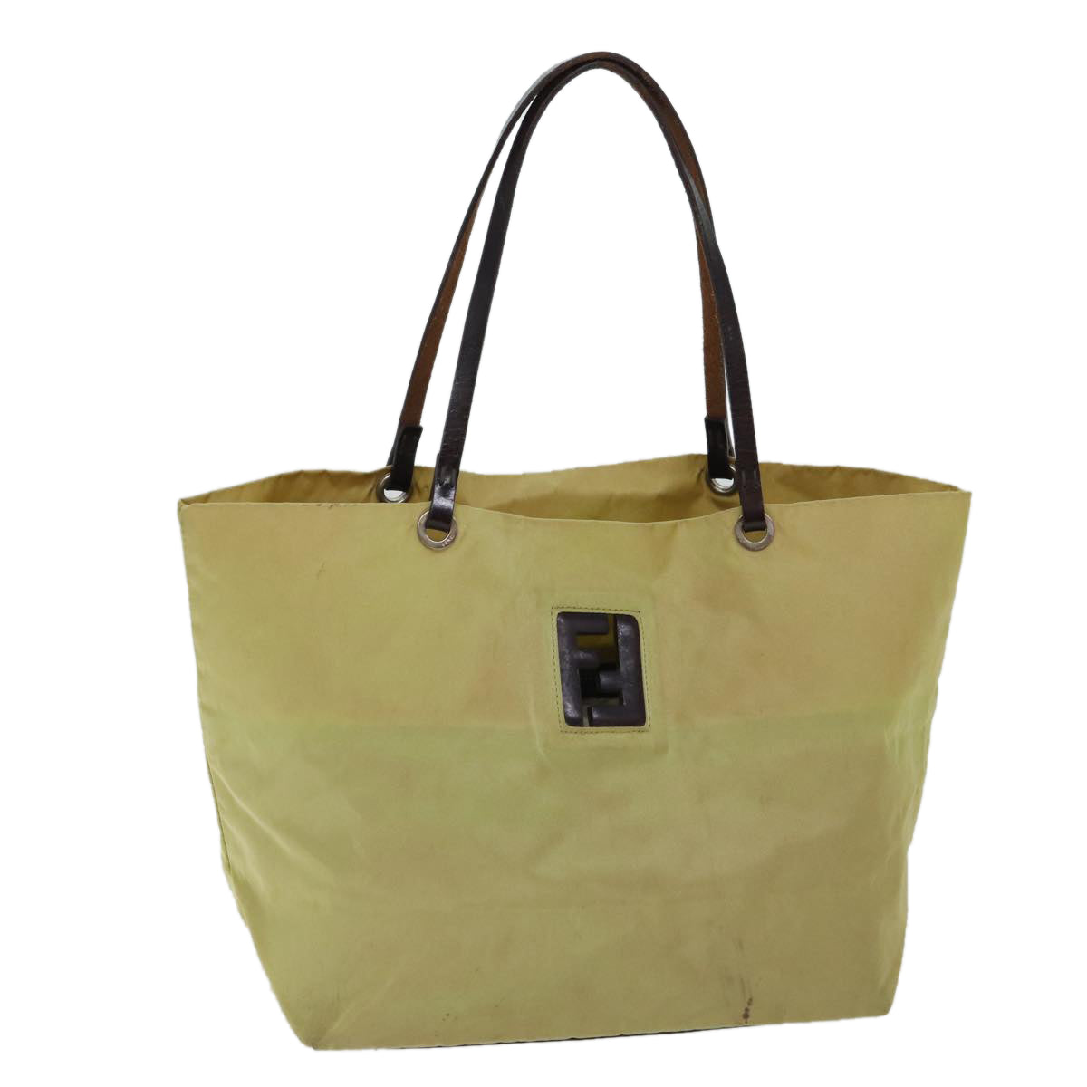 Luxury FendiTote Bag Nylon Yellowbs13572