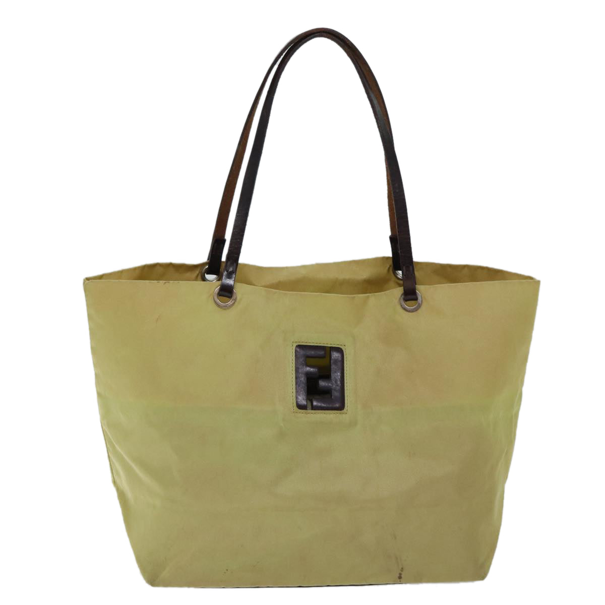 Luxury FendiTote Bag Nylon Yellowbs13572