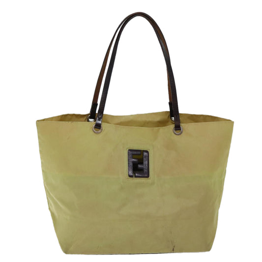 Luxury FendiTote Bag Nylon Yellowbs13572