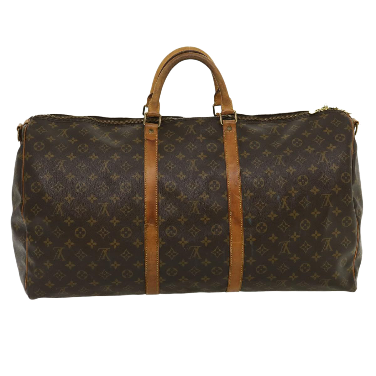 LOUIS VUITTON Monogram Keepall Bandouliere 60 Boston Bag M41412 LV bs1358