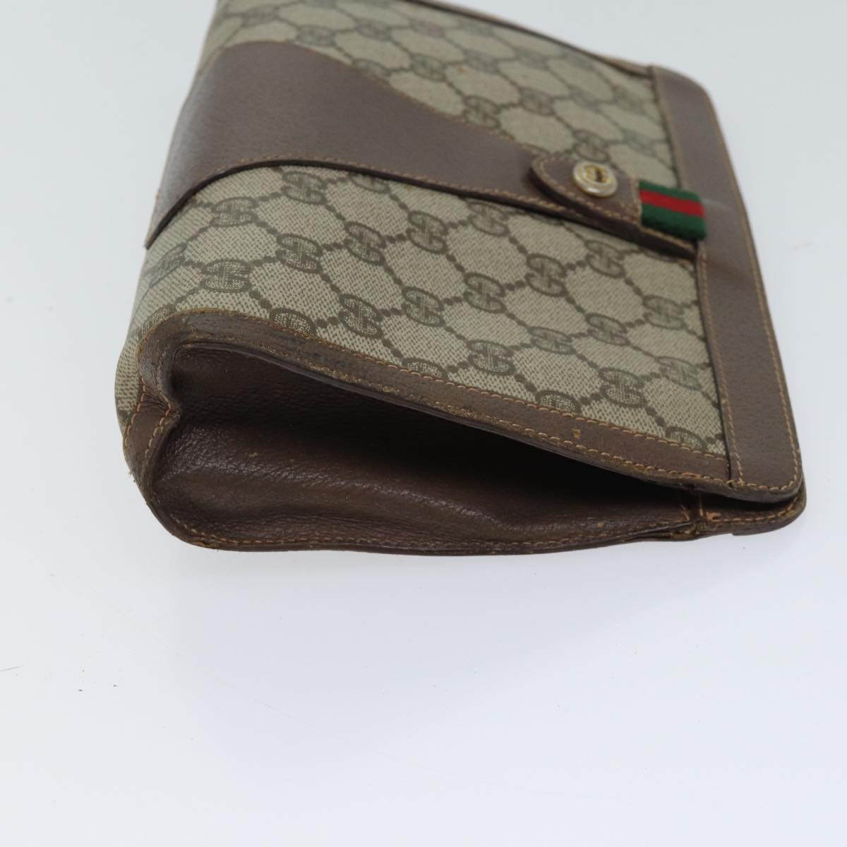 Luxury Gucci Trending 2025 GG Canvas Web Sherry Line Clutch Bag PVC Beige Green Red  bs13590