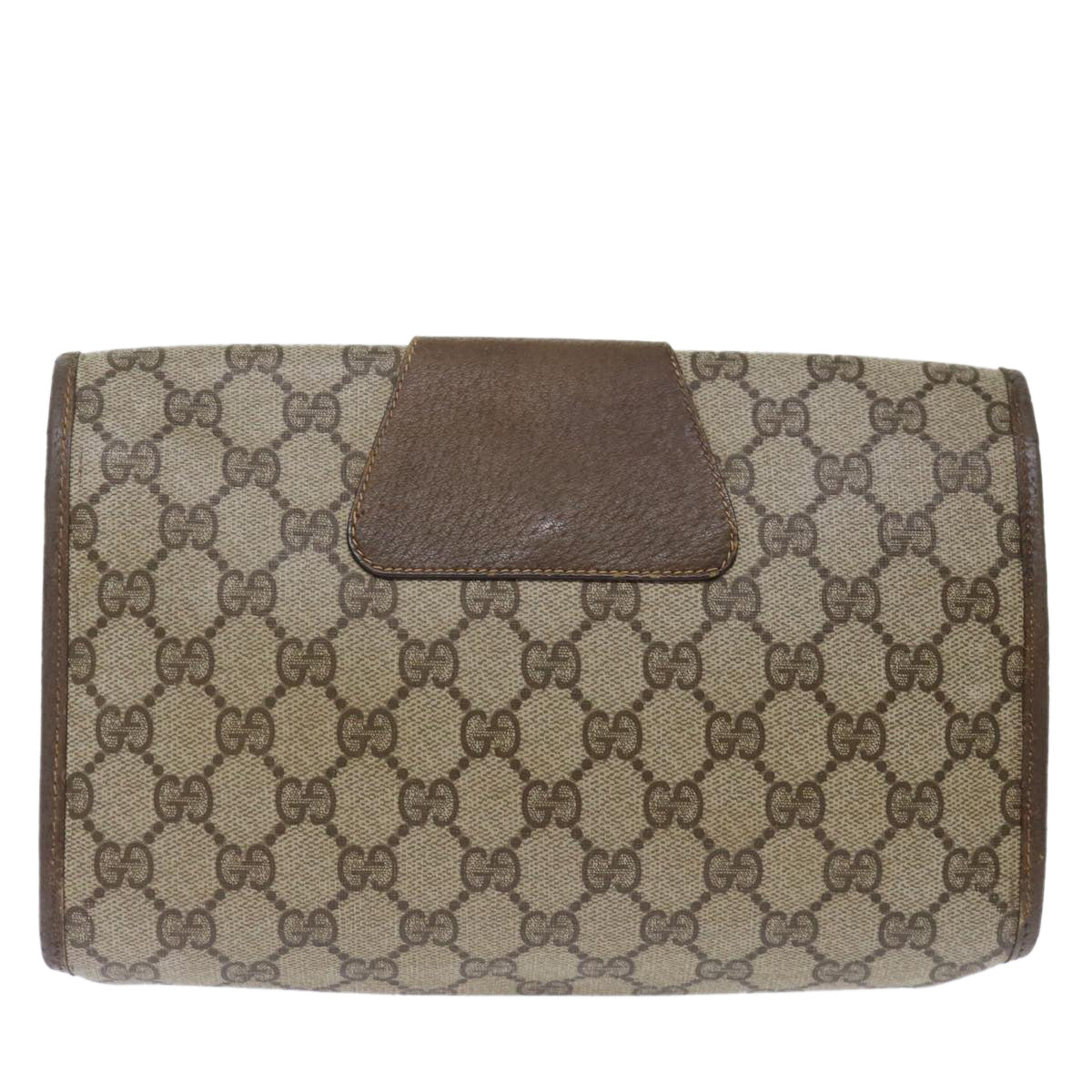 Luxury Gucci Trending 2025 GG Supreme Web Sherry Line Clutch Bag Beige Green 89 01 030  bs13591