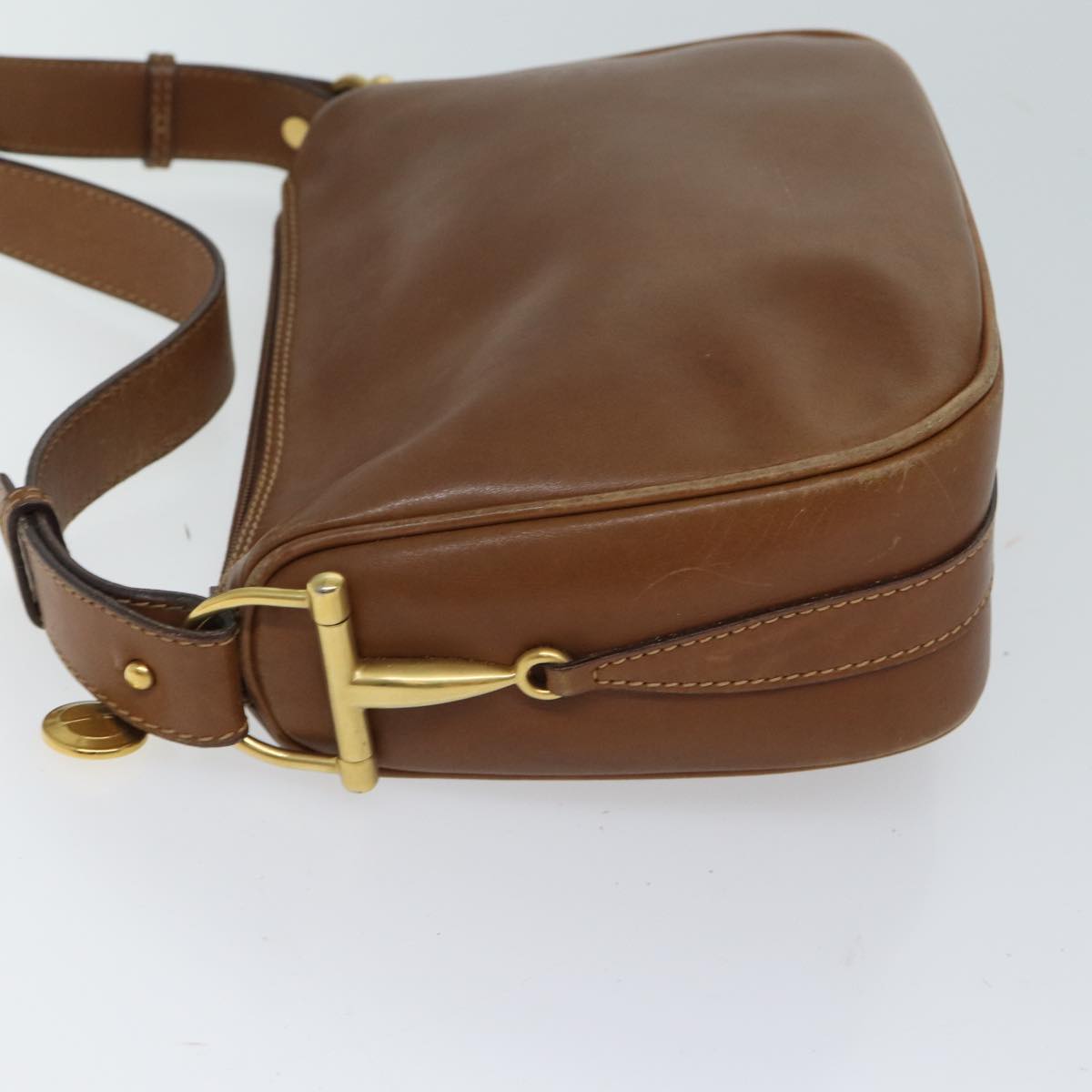 Luxury Gucci Trending 2025 Horsebit Shoulder Bag Leather Brown  bs13592