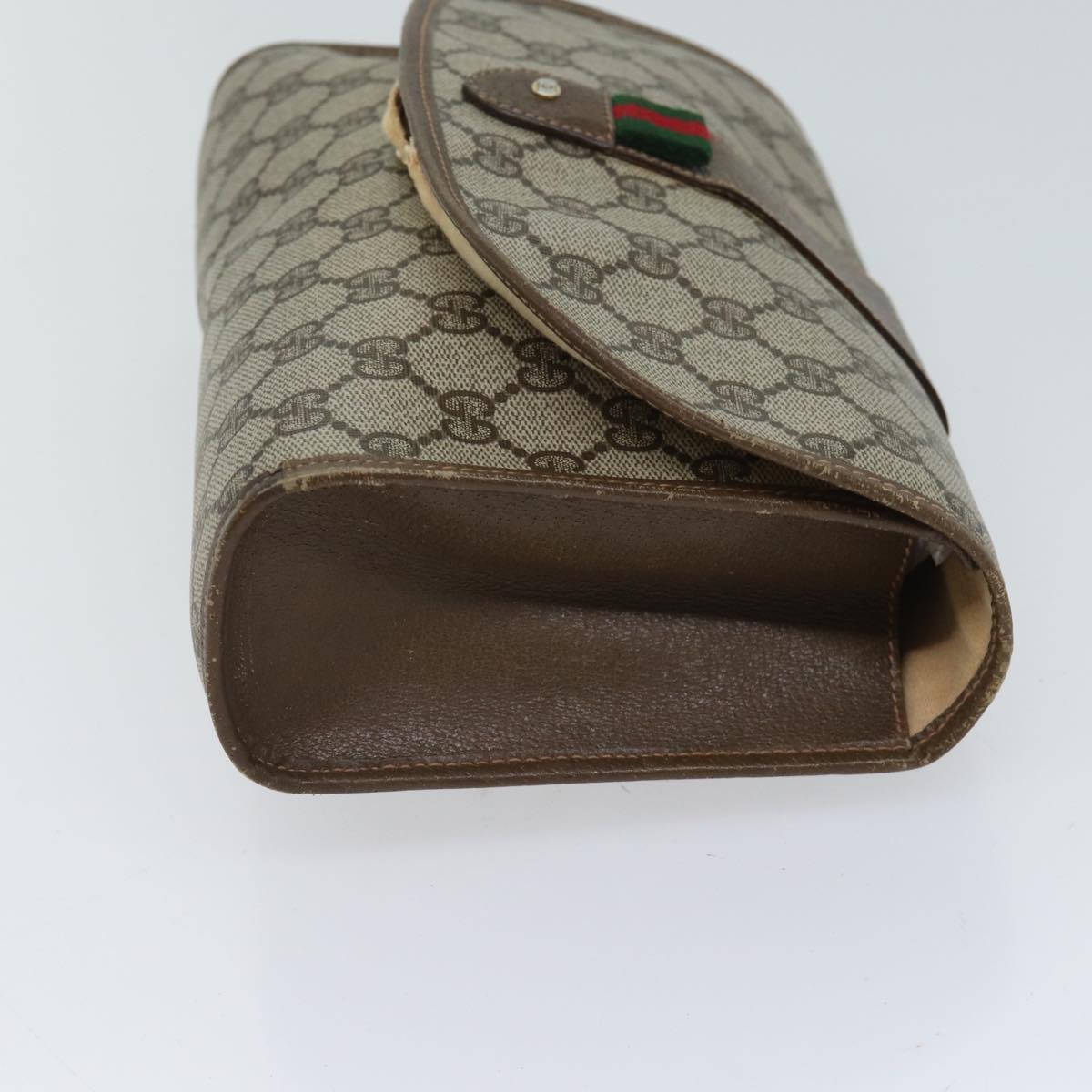 Luxury Gucci Trending 2025 GG Canvas Web Sherry Line Clutch Bag PVC Beige Green Red  bs13629