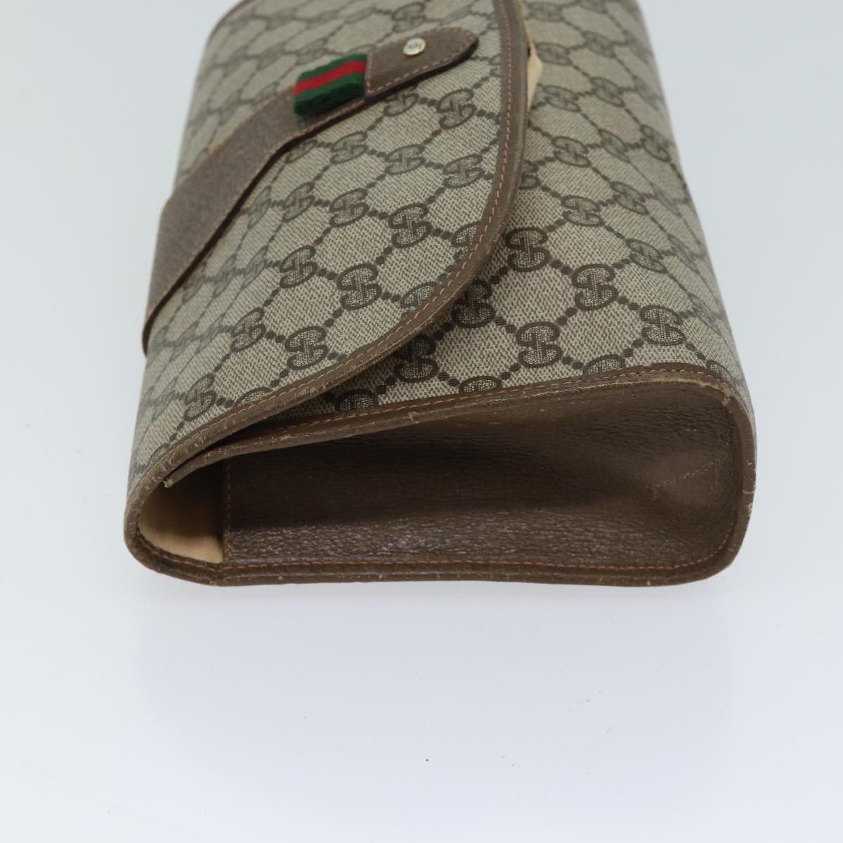 Luxury Gucci Trending 2025 GG Canvas Web Sherry Line Clutch Bag PVC Beige Green Red  bs13629