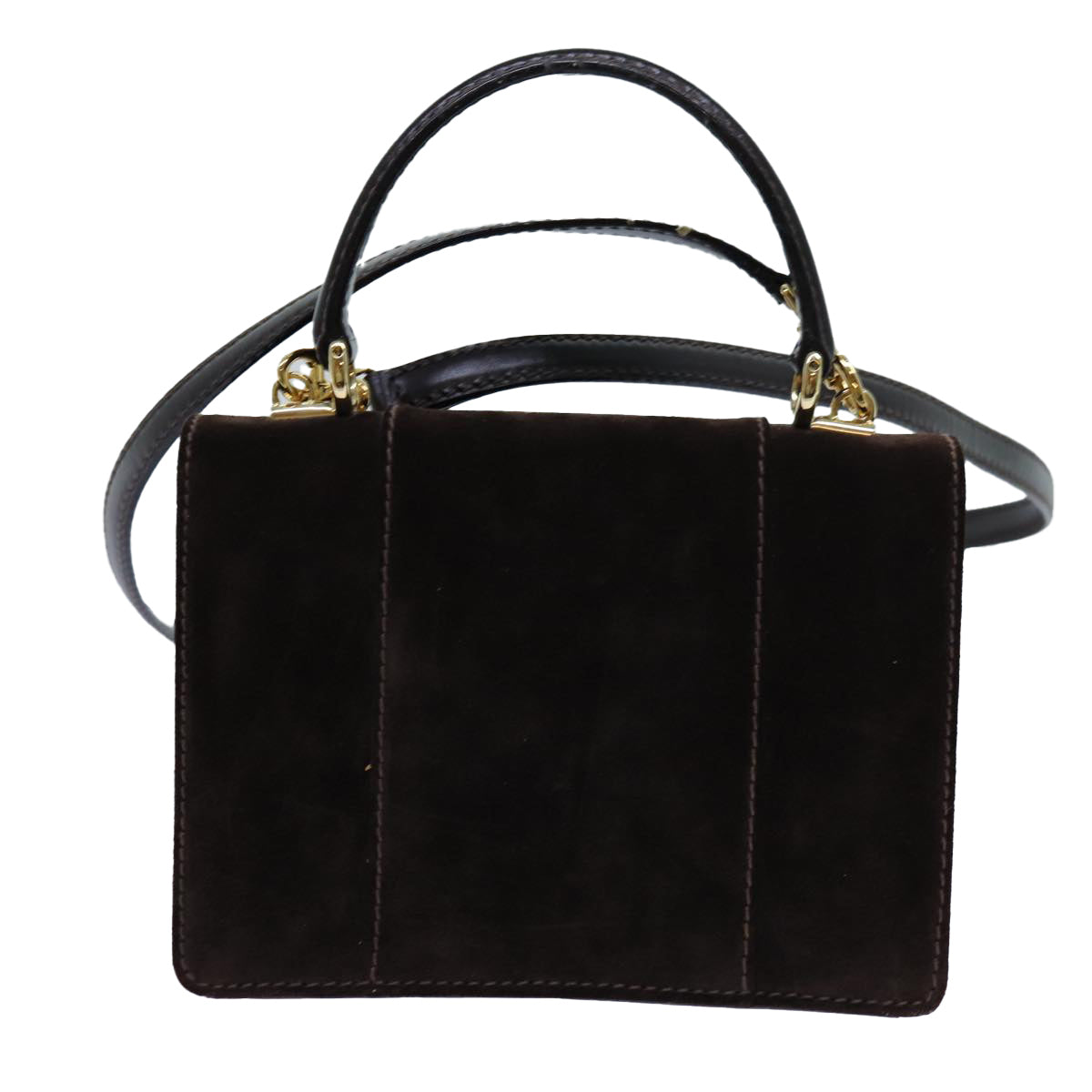 Luxury Gucci Trending 2025 Hand Bag Suede 2way Brown  bs13661