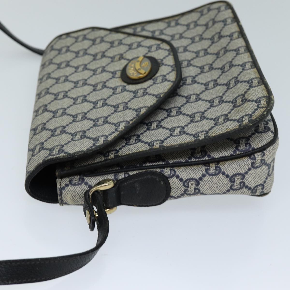 Luxury Gucci Trending 2025 GG Plus Supreme Shoulder Bag PVC Navy  bs13697