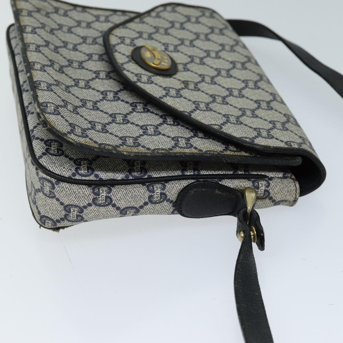 Luxury Gucci Trending 2025 GG Plus Supreme Shoulder Bag PVC Navy  bs13697