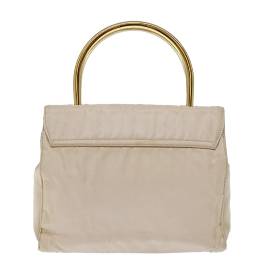 Luxury PradaHand Bag Nylon Beige bs13724