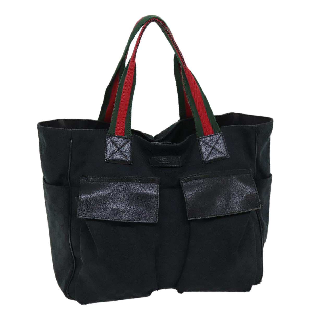 Luxury Gucci Trending 2025 GG Canvas Web Sherry Line Tote Bag Red Black Green 161836  bs13728