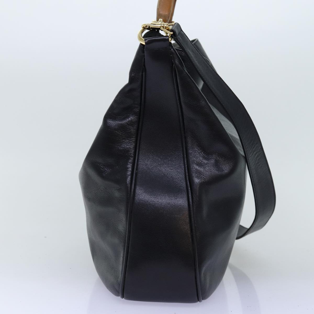 Luxury Gucci Trending 2025 Bamboo Hand Bag Leather 2way Black 001 1781 1577  bs13753