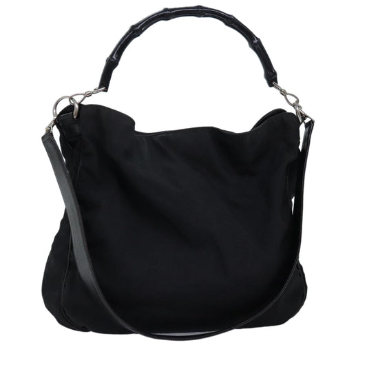 Luxury Gucci Trending 2025 Bamboo Hand Bag Nylon 2way Black 001 1577 2265  bs13767