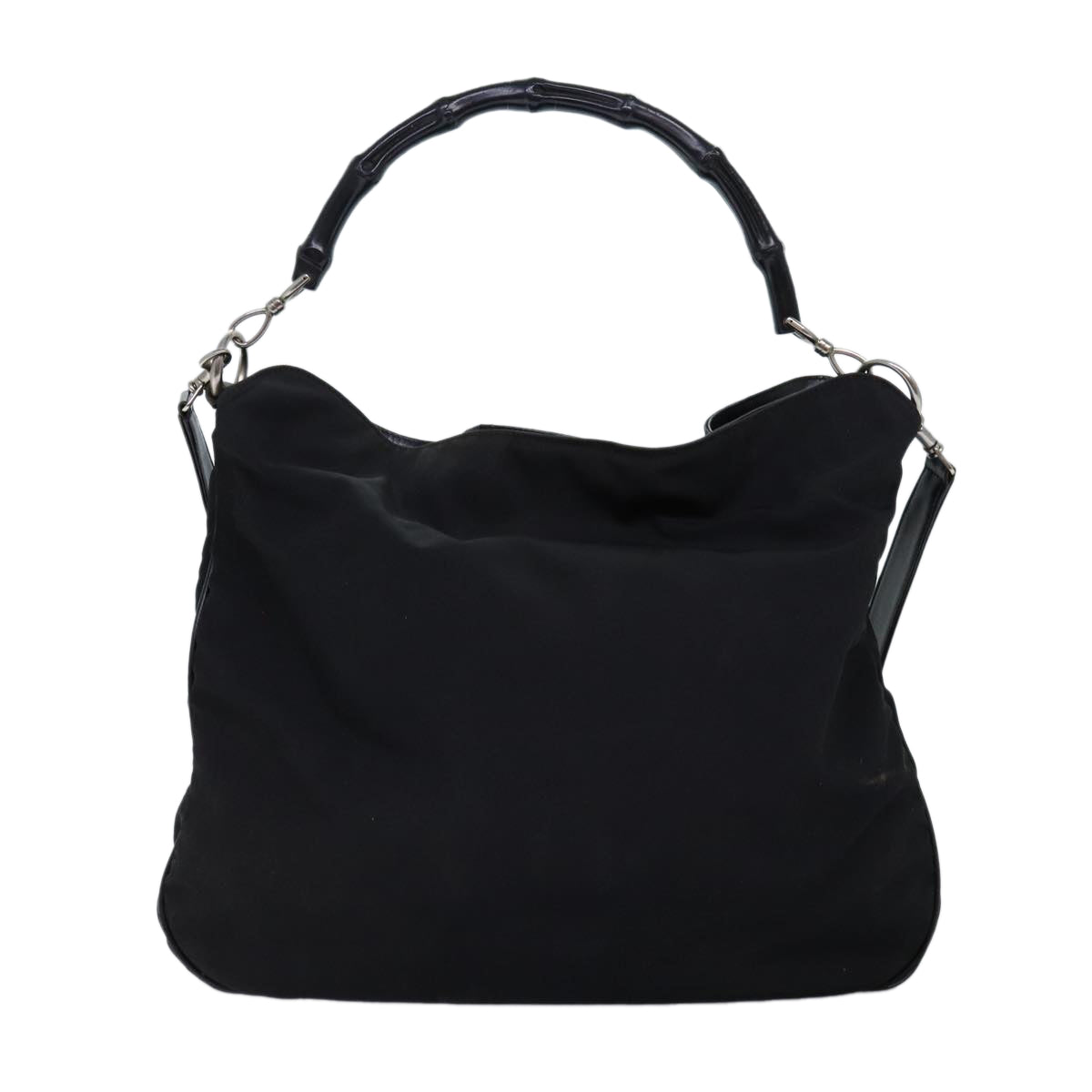 Luxury Gucci Trending 2025 Bamboo Hand Bag Nylon 2way Black 001 1577 2265  bs13767