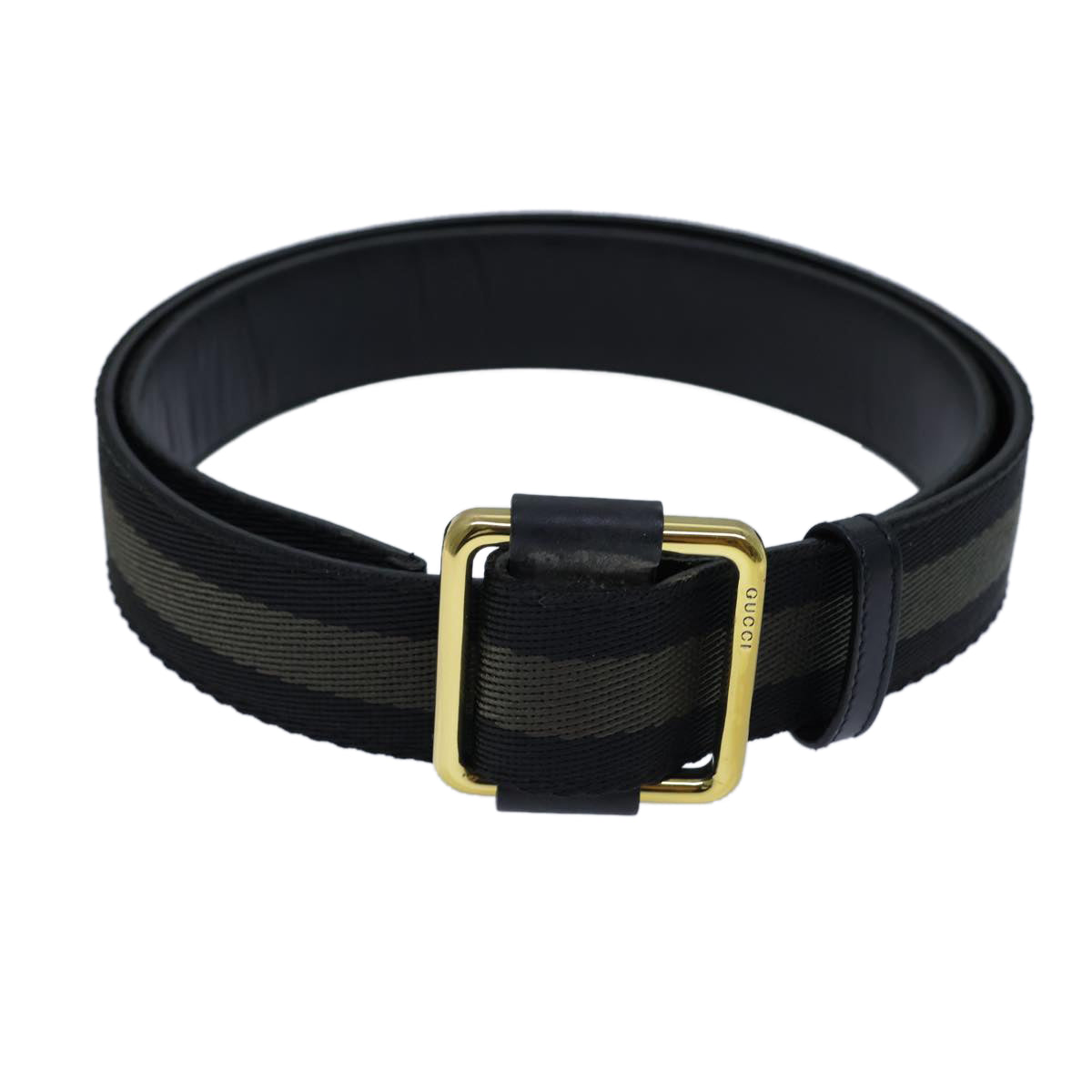Luxury Gucci Trending 2025 Belt Canvas Leather 41.3"" Black  bs13783